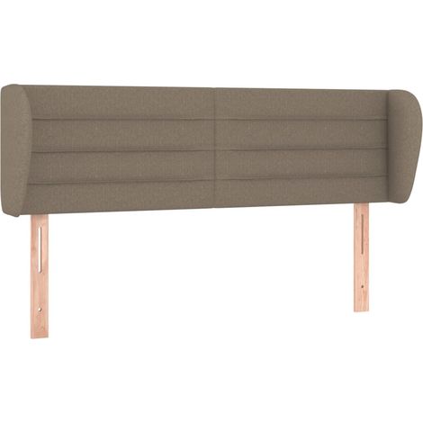Maison Exclusive - Testiera ad Orecchio Tortora 147x23x78/88 cm in Tessuto