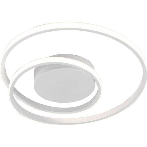 Plafoniera da Interno a LED in Metallo Bianco Opaco (1/4)