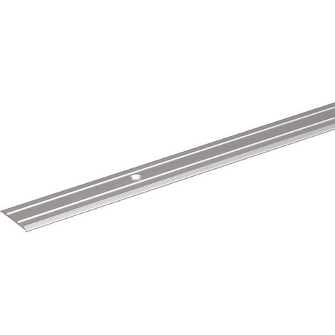 ALBERTS GAH Alberts TEPPICH-UEBERGANGSSCHIENEALU SILBER ELOX. 900MM MIT 2 RILLEN