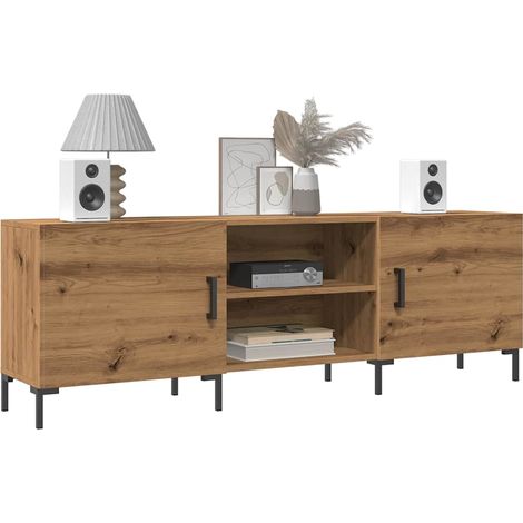 Mueble de TV madera de ingeniería roble artisan 150x30x50 cm vidaXL (1/5)