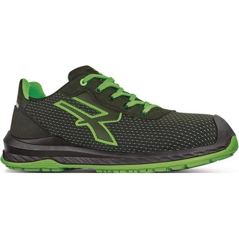 U-Power Island S3 CI SRC ESD Sicherheitsschuhe - 43 EU - Negro /Verde (1/4)