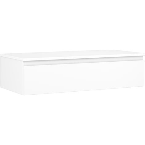 Mexen Orio mobiletto da bagno sotto lavello 100 cm con piano, 1 cassetto, bianco opaco - 91A10-10023-1-BFC01 (1/5)