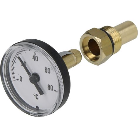 Le Sanitaire – Thermomètre sonde extérieure 3/8’’ x 40 mm – Température maximale 120°C – Longueur câble 2 m – Pour chantiers humides