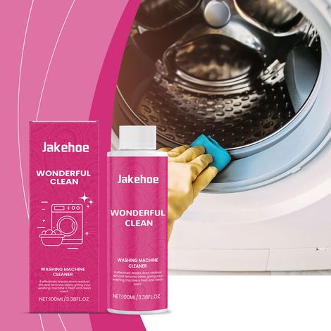 Waschmaschinenreiniger für den täglichen Gebrauch im Haushalt, zur Entkalkung und Geruchsbeseitigung, geeignet für vollautomatische Frontlader-Waschmaschinen – 100 ml -- DE (1/5)