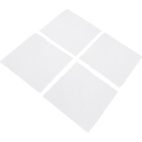 Lot de 200 tapis de fond en maille respirante pour pots de fleurs, empêchant les fuites de terre et assurant un drainage optimal pour pots en céramique. (1/5)