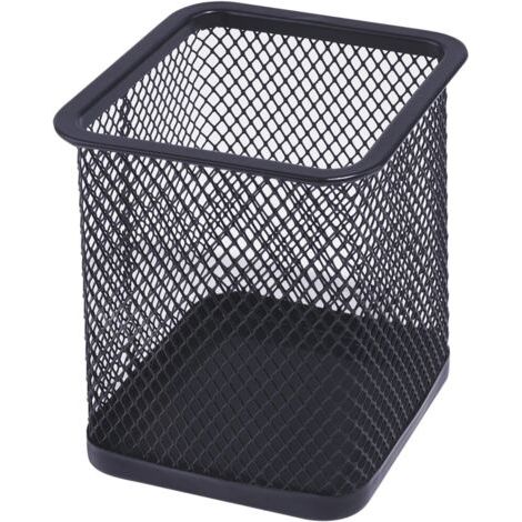 BUNTHAUS Porte-stylo pour bureau, porte-gobelet en treillis métallique pour organisateur de bureau pour fournitures de bureau (1/5)