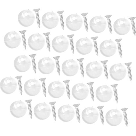 transparente Spiegelclips für Schränke Glashalter M4
