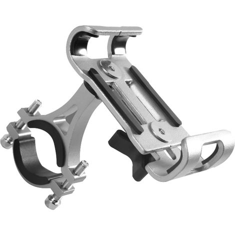 Soporte de aleación de aluminio para teléfono móvil, compatible con bicicletas de montaña, bicicletas eléctricas y motocicletas. (1/5)