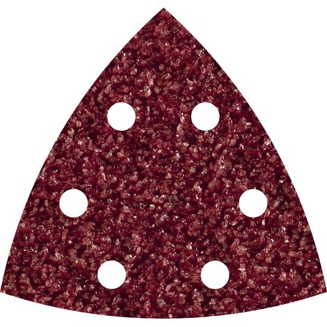 wolfcraft - Lot de 25 Patins Abrasifs auto-agrippants. pour Bois et Métal - Taille 95 mm - Grain 40 - réf. 1850100 (1/5)
