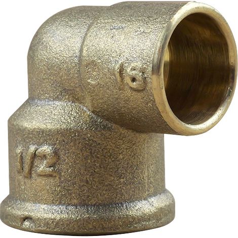 Coude 90° Femelle 90 GCU 1/2" (15/21) - Tube Cuivre Ø16 - Arcanaute (1/3)