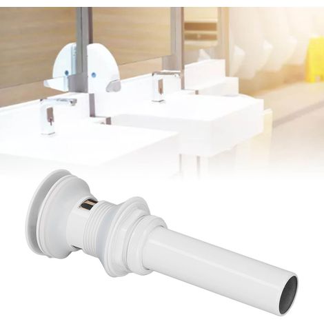 Producto de drenaje – Tapón de lavabo emergente, cobre, blanco, diámetro G1/21, con protección antirretorno y contra olores, fácil instalación. (1/5)