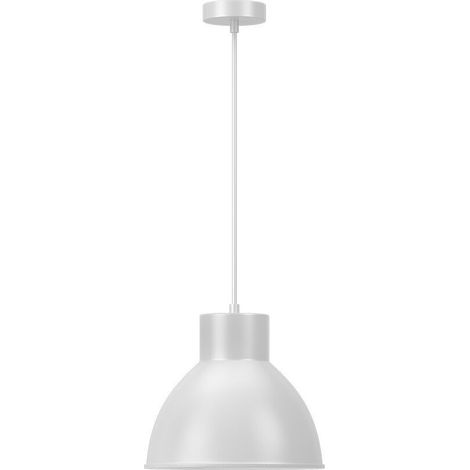 Suspension décorative 1xE27 23W IP20 – Métal blanc (1/4)