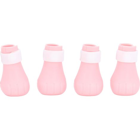 Les couvre-pattes de chat empêchent les rayures et les morsures, bottes de toilettage en Silicone pour le bain, l'alimentation par Injection, médecine Roseate (1/5)