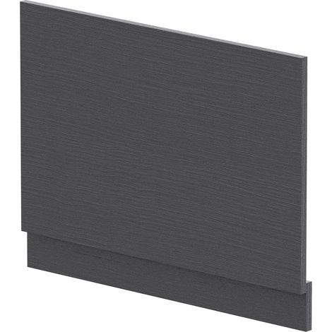 Nuie Graphite Grey Woodgrain 750mm Bath End Panel - MPC2212