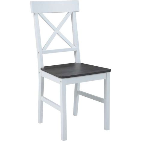 Domo Mea Sedia Dining Smoke Grey e Bianca - Design Moderno 42,5x46,5cm (1/5)