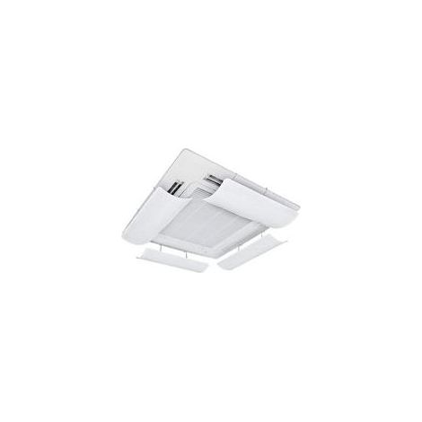 DéFlecteur de Climatiseur pour Climatiseur Central, Abs LéGer et Souple et Flexible, Installation Simple, Vent Guide Microporeux, EmpêChe L''air de Souffler Droit, 58 Cm (Une Seule PièCe) (1/5)