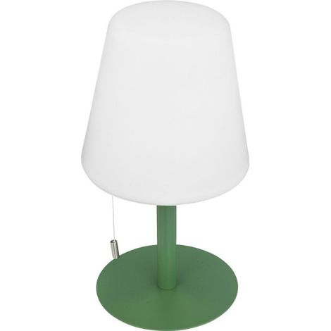 Lampe à Poser d'Extérieur "Zack" 30cm Vert Olive (1/5)