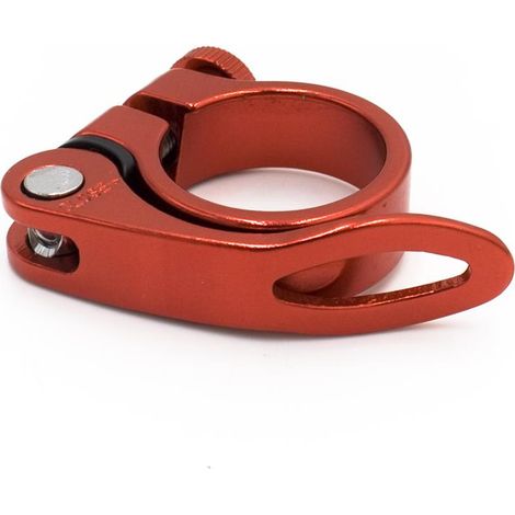 31,8 mm rote Aluminium-Sattelstützenklemme mit Klemme (1/5)