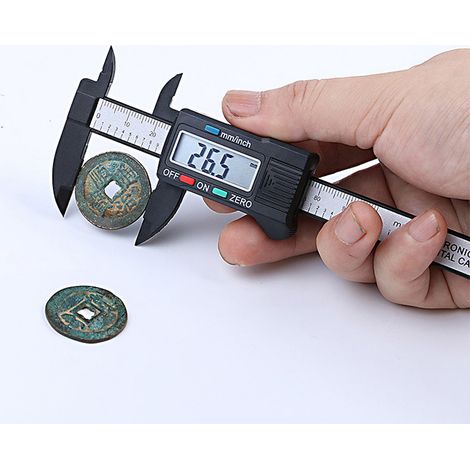 Elektronischer digitaler Messschieber aus Edelstahl, 150 mm, Messwerkzeuge, LCD-Display