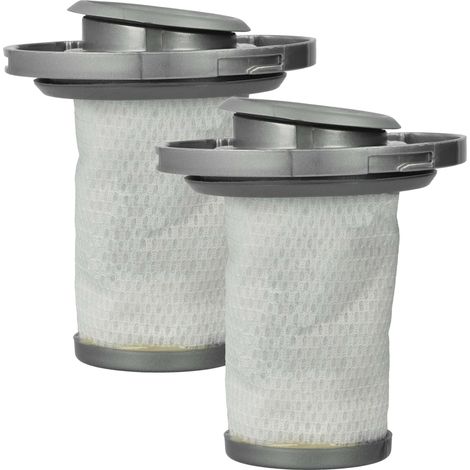vhbw 2x filtro di separazione compatibile con OBH Nordica EO9678, EO9671 aspirapolvere - Filtro di ricambio, lavabile bianco / grigio