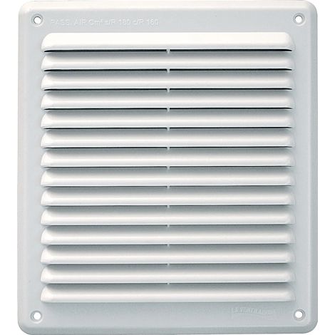 GRIGLIA AEREAZIONE MM 204X230 PLASTICA BIANCA