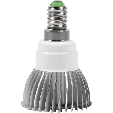 Ampoule LED horticole à spectre complet 28 W pour plantes en floraison, 85 V–265 V, culot E14 (1/5)