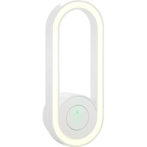 Ulisem Répulsif anti-moustiques électrique, anti-parasites pour la maison et la chambre à coucher, dernière conversion de fréquence, ultrasons avec veilleuse LED, veilleuse anti-moustiques-Blanc (1/4)