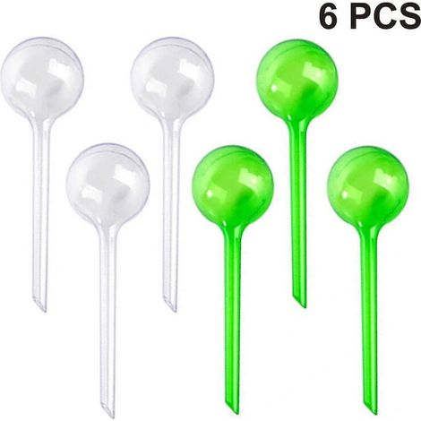 Lot de 6 dispositifs d'arrosage automatiques à billes en plastique pour un arrosage facile (1/5)