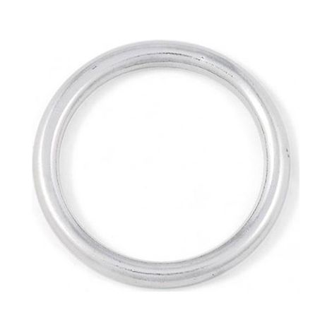 Anello tondo 5 x 30 mm saldato in acciaio inox a4 - aisi 316 - 2 pezzi