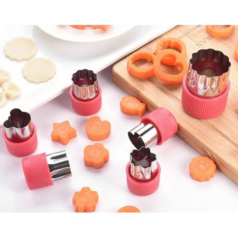Ausstechformen-Set, multifunktional, Edelstahl, Gemüseausstecher-Set, 6-teilig, zum Backen und für die Küche (1/5)