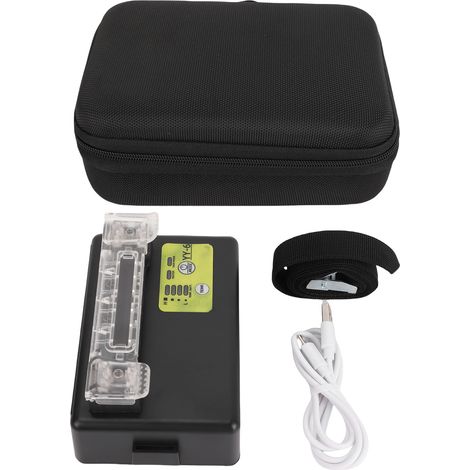 Four de chauffage externe pour soudeuse à fibre optique avec gaine thermorétractable et batterie Li-ion rechargeable (1/5)
