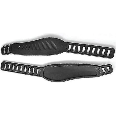 Sangles de pédales longues pour vélos stationnaires (paire) (5 cm l x 32 cm l) Remplacement universel pour vélos d'exercice B (1/4)