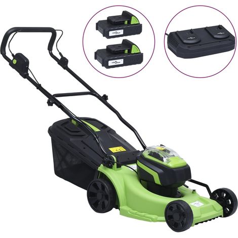 Perle rare Tondeuse à gazon sans fil avec 2 bloc-piles 20V 2000 mAh Li-ion (1/5)