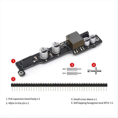 POE MODULE Carte d'extension Power Over Ethernet pour (1/5)