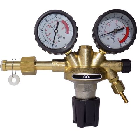 RIDUTTORE DI PRESSIONE ANIDRIDE CARBONICA CO2 ARGON 230 bar SALDATURA MIG TIG (1/3)