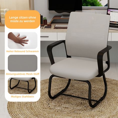Chaise de bureau moderne minimaliste – Cadre en métal, assise confortable et moelleuse, usage domestique et professionnel, disponible en plusieurs couleurs (1/5)