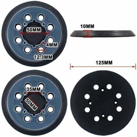 Plateau et patin de ponage,Patin de rechange pour ponceuse DeWalt DCW210N DWE6423 5, numéro de pièce du fabricant d’équipement d’origine : N329079 (1 pcs) (1/5)