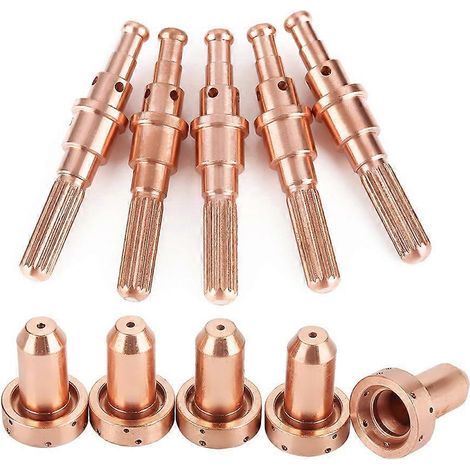 5 électrodes 98215, 5 buses 9-8212 : consommables pour torche plasma SL60-100 (1/4)