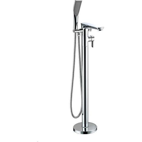 Miscelatore per vasca freestanding KIATO con doccetta cromato