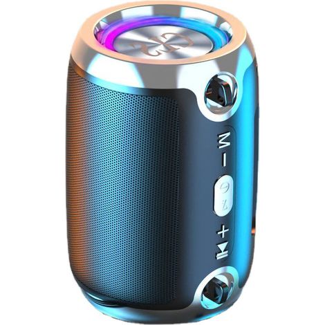 Enceinte Bluetooth Portable avec Subwoofer, Volume Puissant pour Extérieur et Maison, Version Standard Noire (1/5)