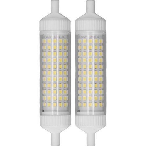 Ampoule LED R7S, 118mm, variable, 15W, 154 LED, projecteur à Double extrémité, pour éclairage publicitaire nocturne à domicile, 220V, 2 pièces (1/5)