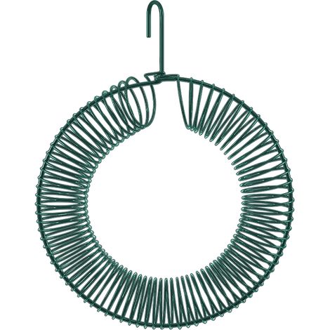 Mangeoire À Oiseaux En Forme De Couronne - Accrochage Extérieur - Pour Gâteaux De Suif - Avec Support Pour Queue - 1 Pièce (1/5)
