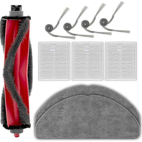 Pièces de rechange pour aspirateur robot Roborock Q7 M5 : brosse rotative, brosses latérales, filtres HEPA, lingettes de nettoyage (1/5)