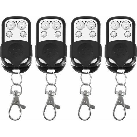 4 pièces Clonage Universel Télécommande Sans Fil Fob pour Porte De Garage-Crezuo (1/5)