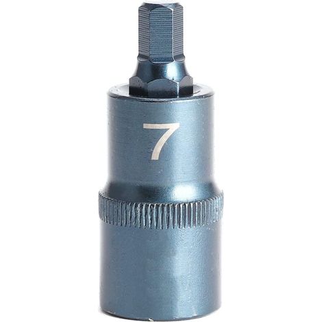 Steckschlüssel-Bit, 1/2-Zoll-Schnittstelle, Schnellverschluss-Sechskant-Steckschlüssel-Bit, S2-Legierungsstahl-Steckschlüssel-Bit, brüniertes Handwerkzeugmaterial (H7) (1/4)