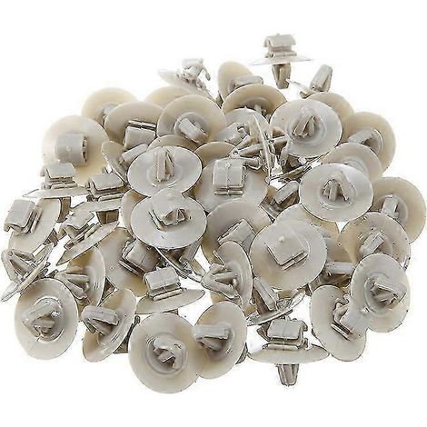100 clips de fixation pour Kangoo, Trafic, Primastar, Opel Vivaro, moulure latérale de protection inférieure de porte (1/5)