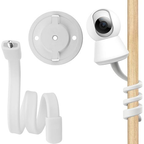 Support Flexible pour Moniteur de bébé,Support Camera Bebe,Support Babyphone Universel,Support pour Babyphone Réglable sans Perçage,compatibles avec TP-Link Tapo Pan/Tilt C200/C210/C211/C212/C220/C225 (1/5)