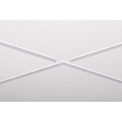 Dalle de plafond acoustique 600x600x19mm – Absorption acoustique αw = 0.90 – Résistance à l'humidité 100 % – Carton de 10 dalles – Knauf