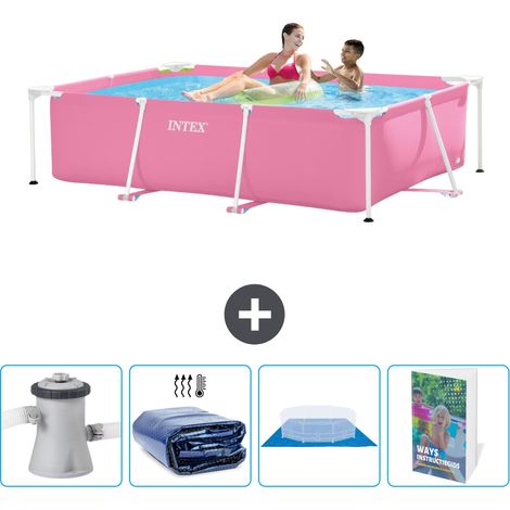 Intex Piscine Tubulaire Rectangulaire - 220x150x60 cm - 5-pièces SCB117 (1/5)