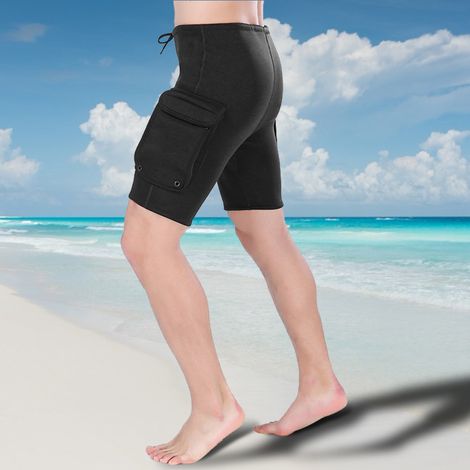 Short de plongée SLINX 3MM en néoprène pour homme, avec poches pour combinaison de plongée (M) (1/5)